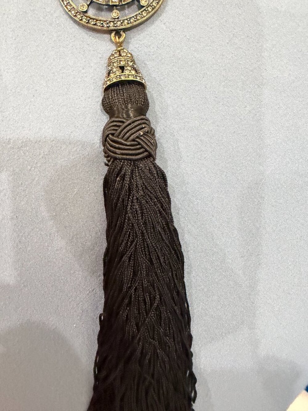 Heidi Daus Chinoiserie Dragon Tassel Necklace - Picture 5 of 17